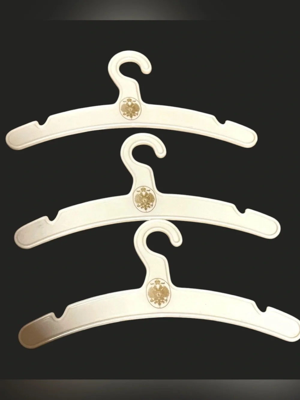 Vintage Imperial Russian Doll Plastic Clothes Hangers 4